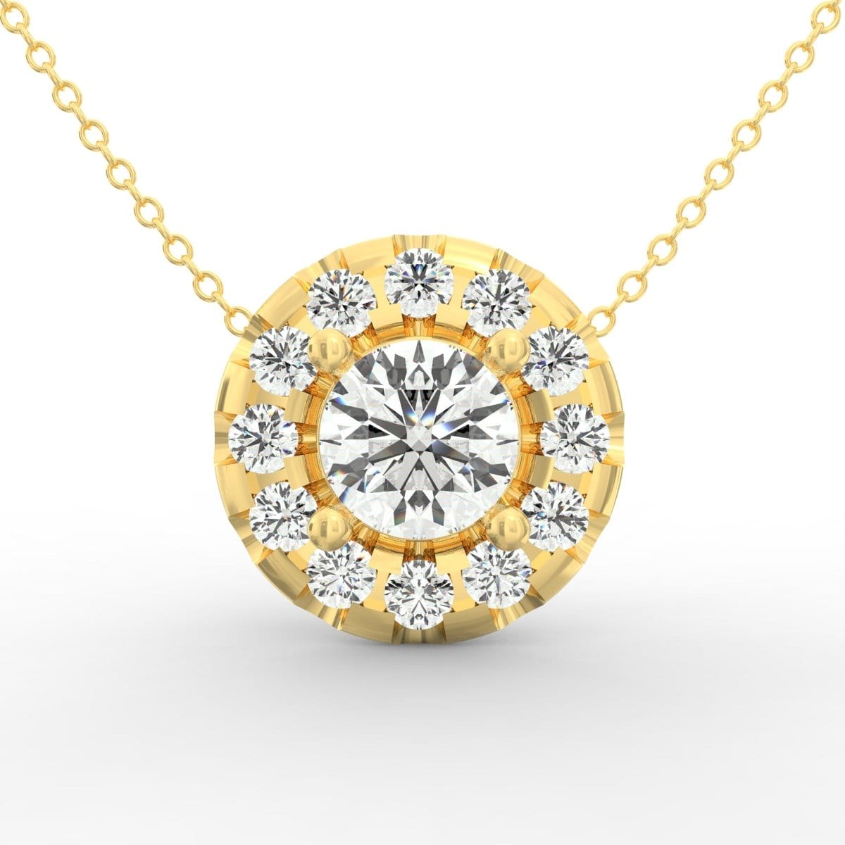 Captivating Brilliance: Pendant with a 1.00ct Diamond Solitaire
