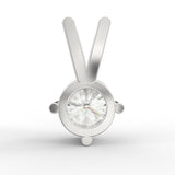 Timeless Charm: Round Brilliant Cut Diamond Solitaire Pendant
