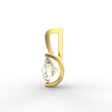 Ethereal Brilliance: Solitaire Diamond Pendant