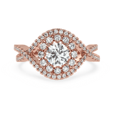 Radiant Crossroads: Solitaire Diamond Ring - Ayanika