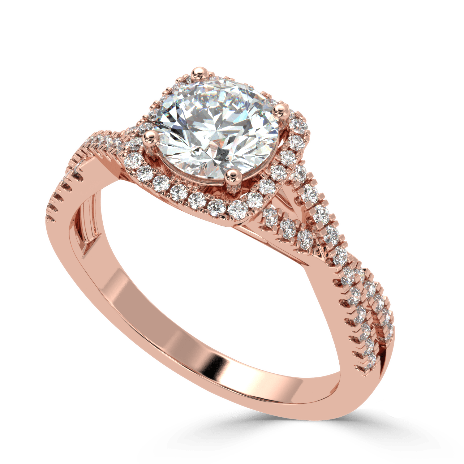 Eternal Enchantment: Diamond Solitaire Wedding Ring - Ayanika