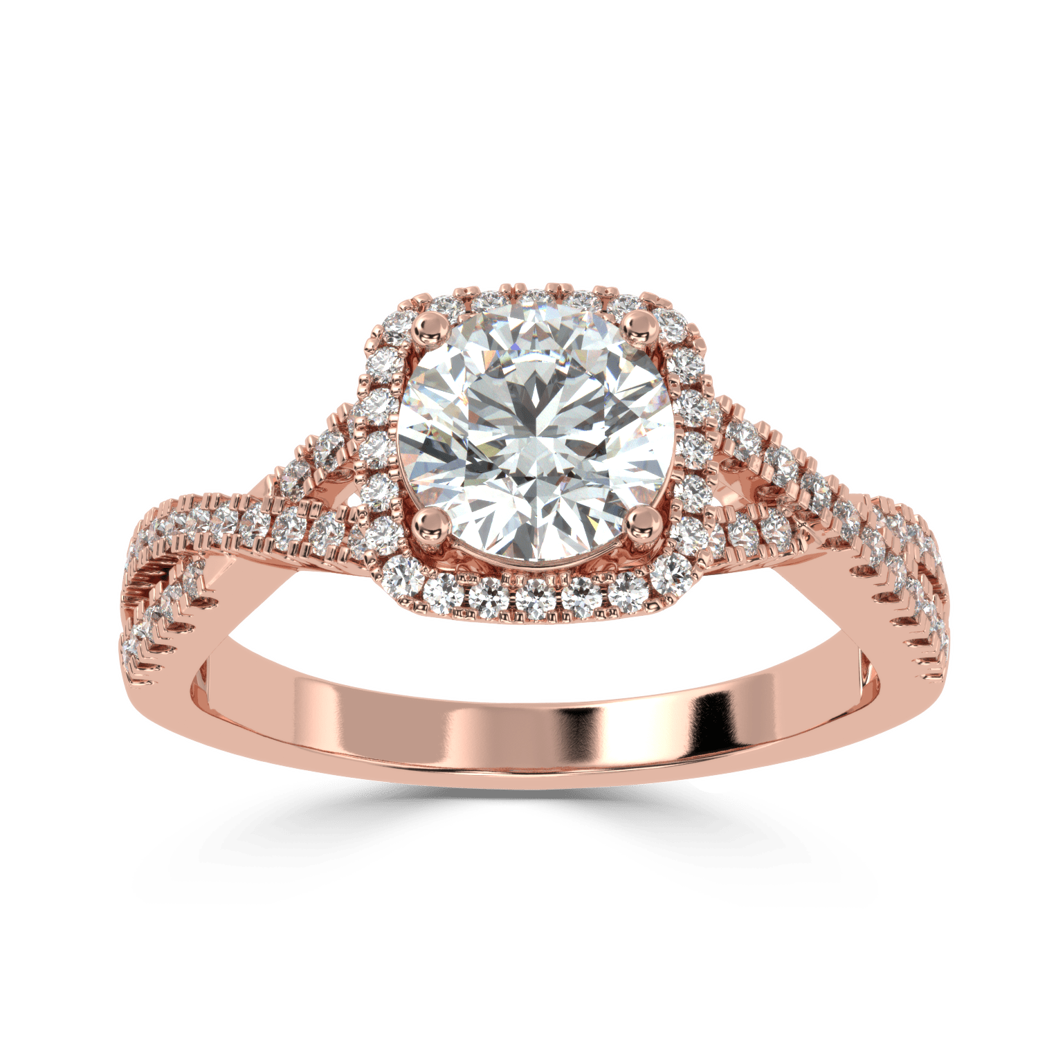 Eternal Enchantment: Diamond Solitaire Wedding Ring - Ayanika
