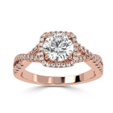 Eternal Enchantment: Diamond Solitaire Wedding Ring - Ayanika