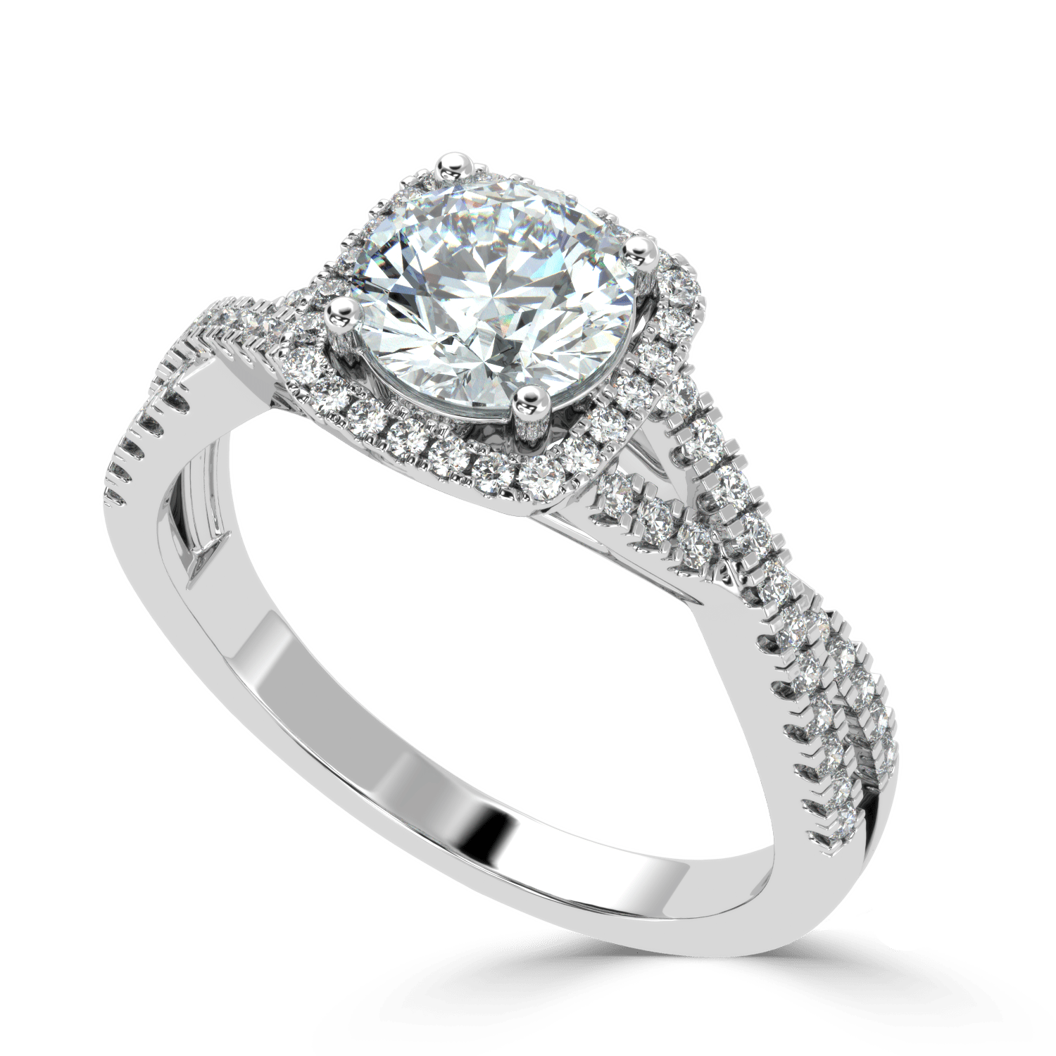 Eternal Enchantment: Diamond Solitaire Wedding Ring - Ayanika