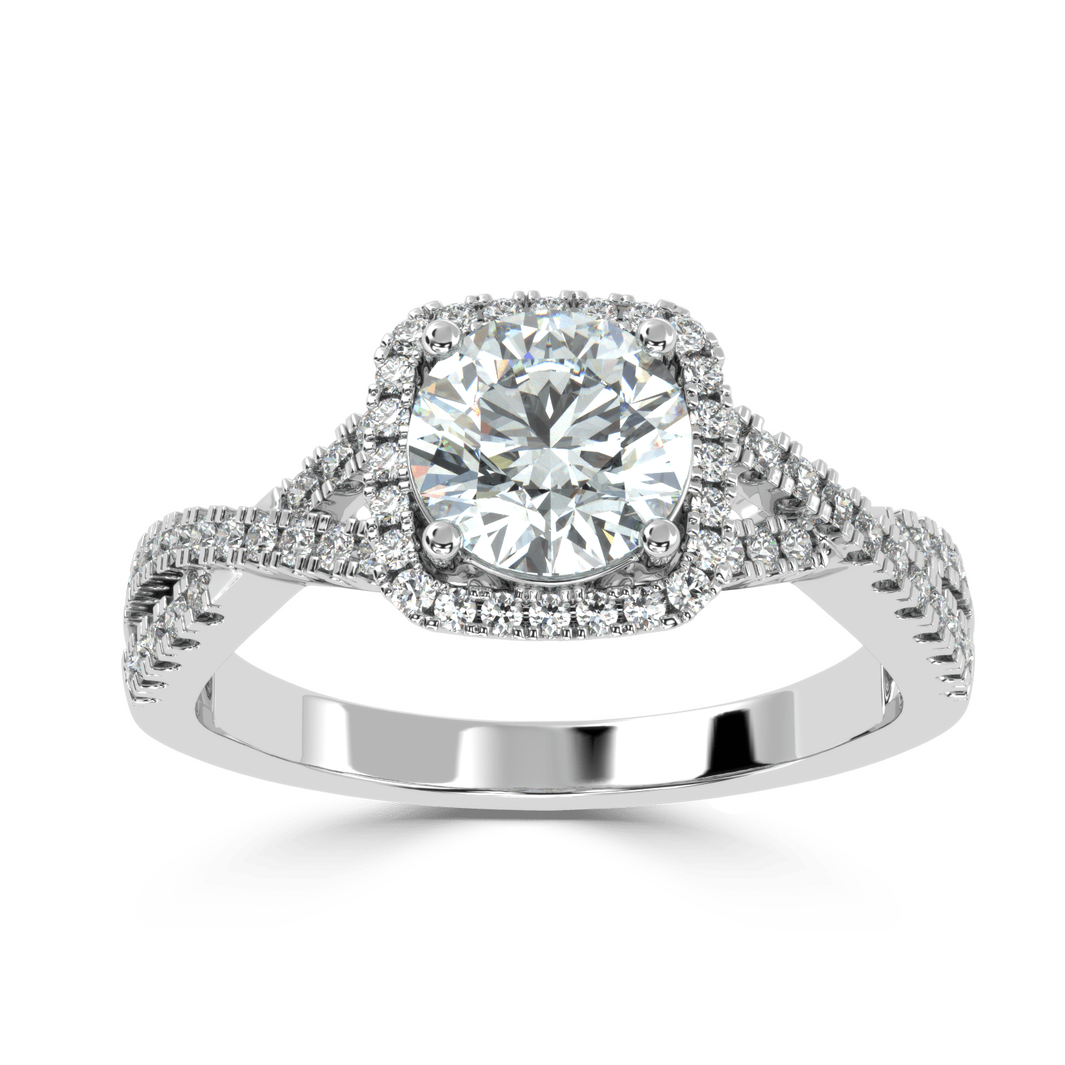 Eternal Enchantment: Diamond Solitaire Wedding Ring - Ayanika