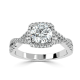 Eternal Enchantment: Diamond Solitaire Wedding Ring - Ayanika