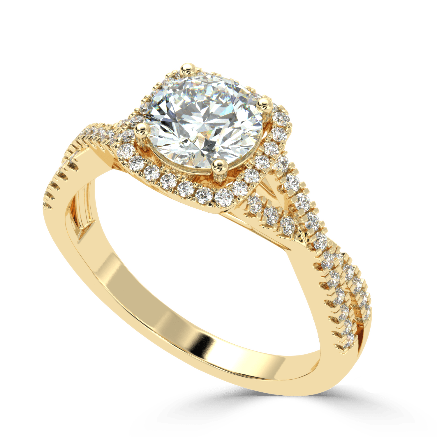 Eternal Enchantment: Diamond Solitaire Wedding Ring - Ayanika