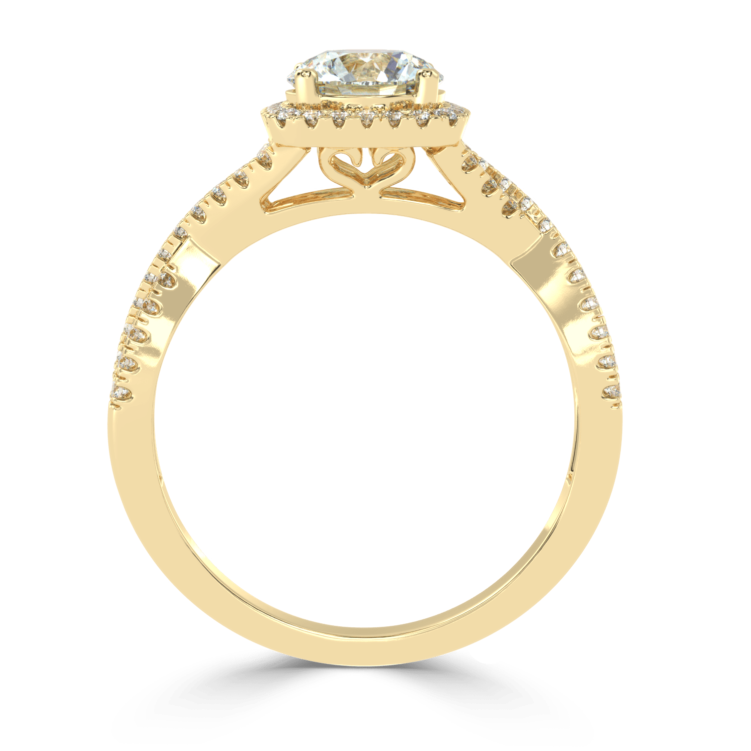 Eternal Enchantment: Diamond Solitaire Wedding Ring - Ayanika