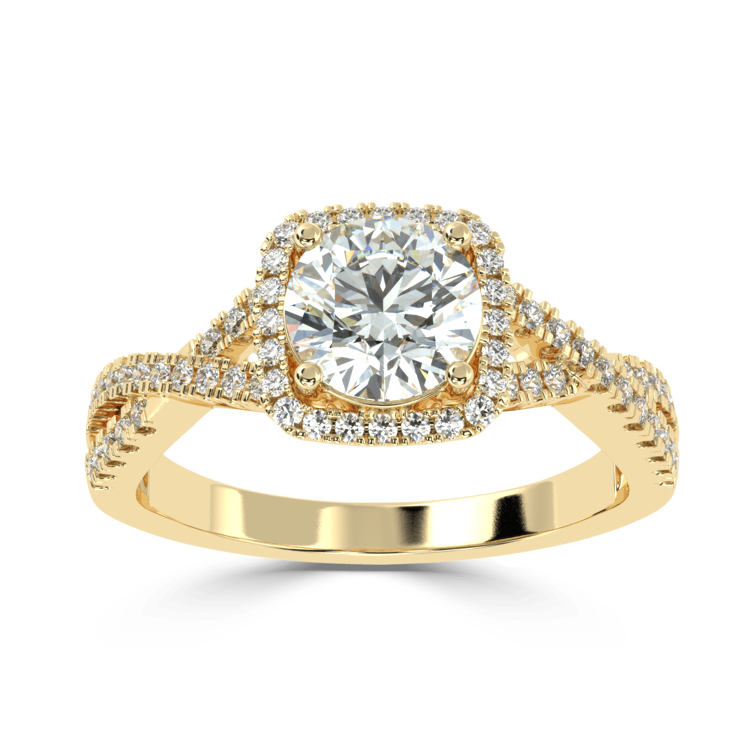 Eternal Enchantment: Diamond Solitaire Wedding Ring - Ayanika