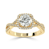 Eternal Enchantment: Diamond Solitaire Wedding Ring - Ayanika