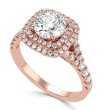 Brilliant Harmony: Solitaire Diamond Ring - Ayanika