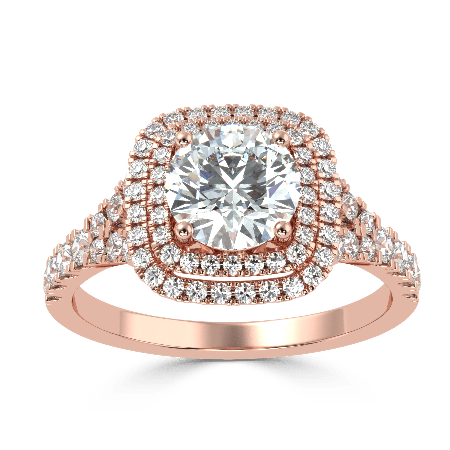 Brilliant Harmony: Solitaire Diamond Ring - Ayanika