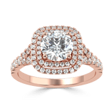 Brilliant Harmony: Solitaire Diamond Ring - Ayanika