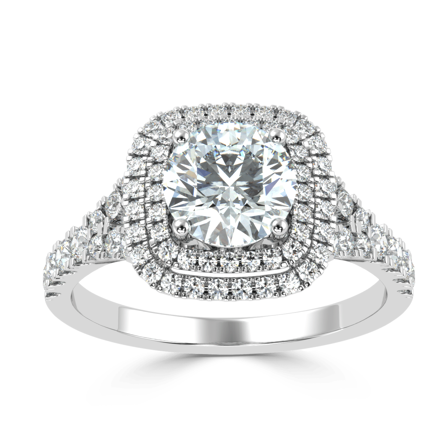 Brilliant Harmony: Solitaire Diamond Ring - Ayanika