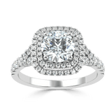 Brilliant Harmony: Solitaire Diamond Ring - Ayanika