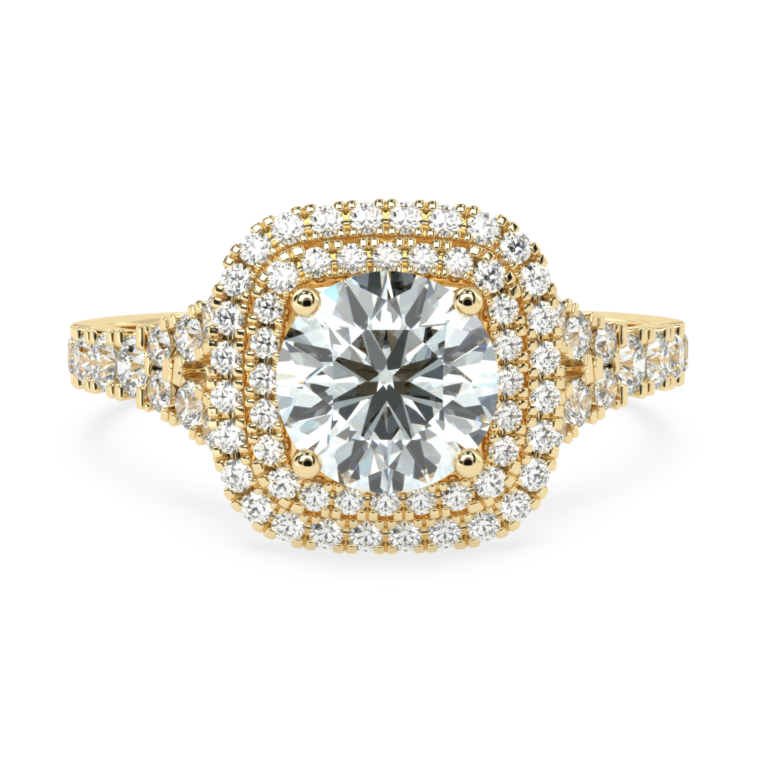 Brilliant Harmony: Solitaire Diamond Ring - Ayanika