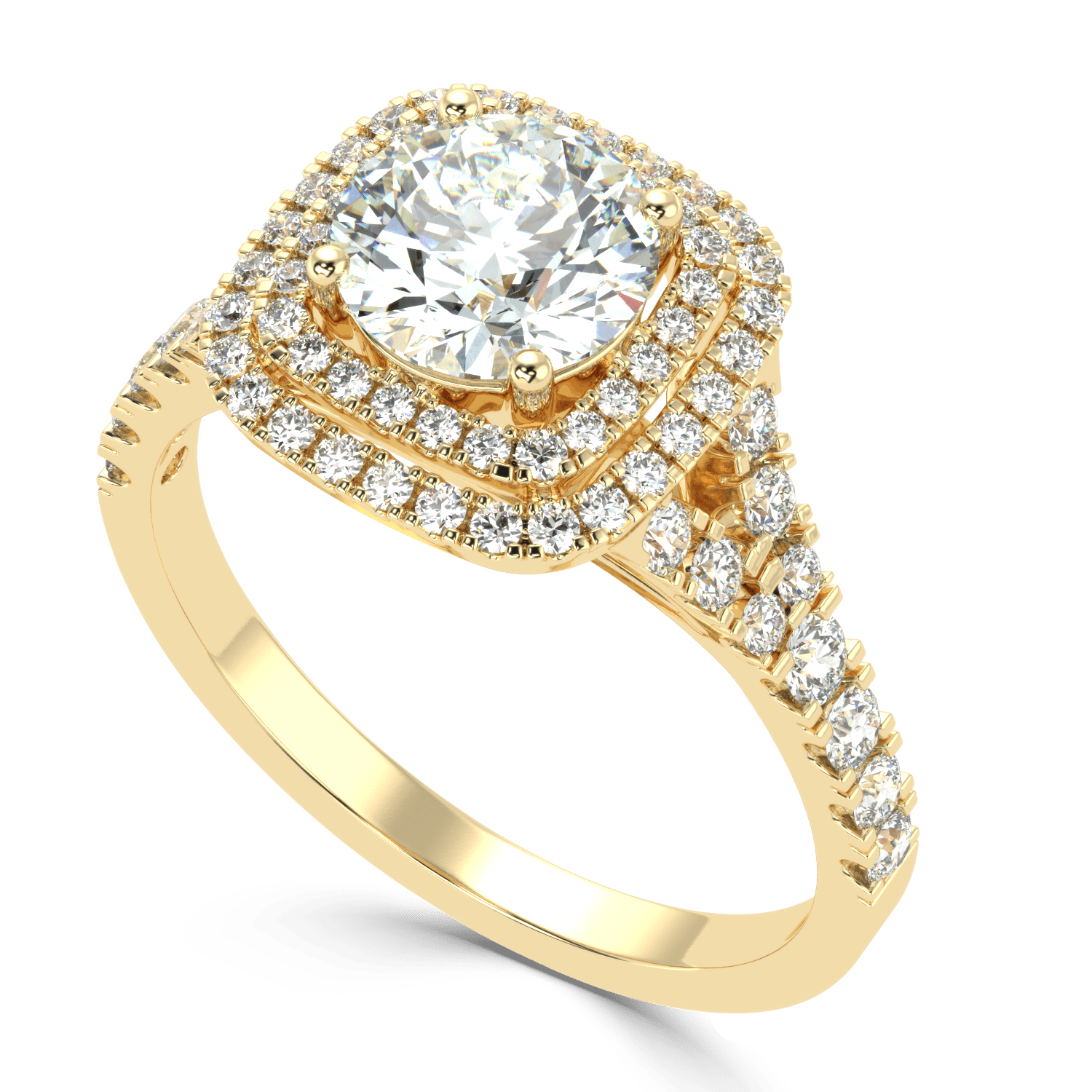 Brilliant Harmony: Solitaire Diamond Ring - Ayanika