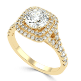 Brilliant Harmony: Solitaire Diamond Ring - Ayanika