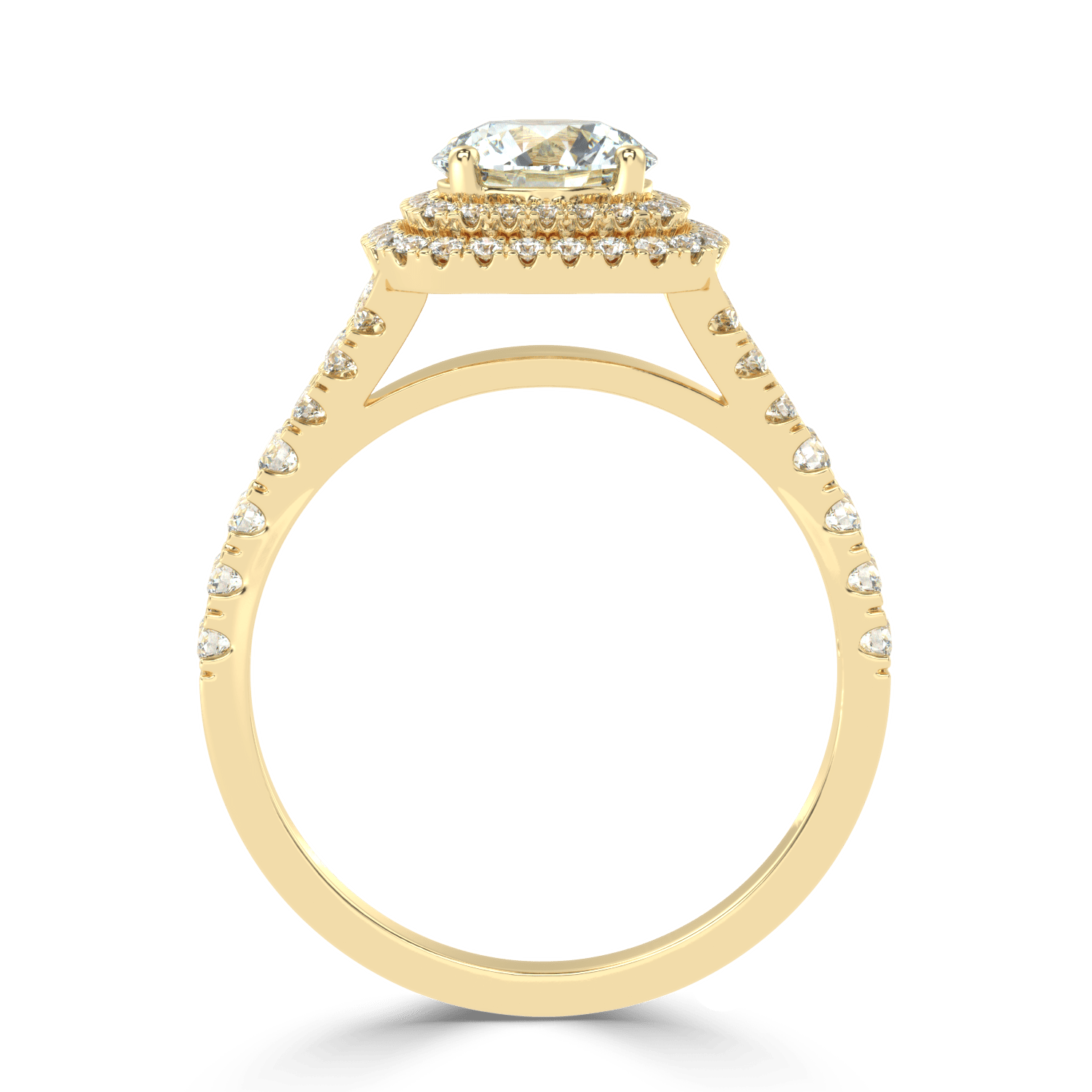 Brilliant Harmony: Solitaire Diamond Ring - Ayanika