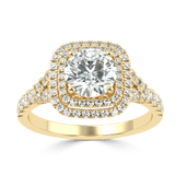 Brilliant Harmony: Solitaire Diamond Ring - Ayanika