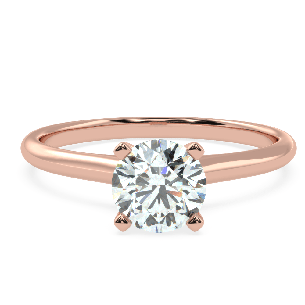 Eternal Sparkle: The Round Solitaire - Ayanika