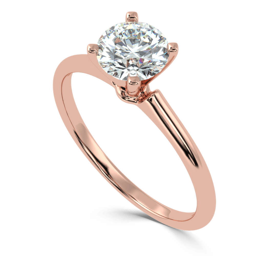 Eternal Sparkle: The Round Solitaire - Ayanika