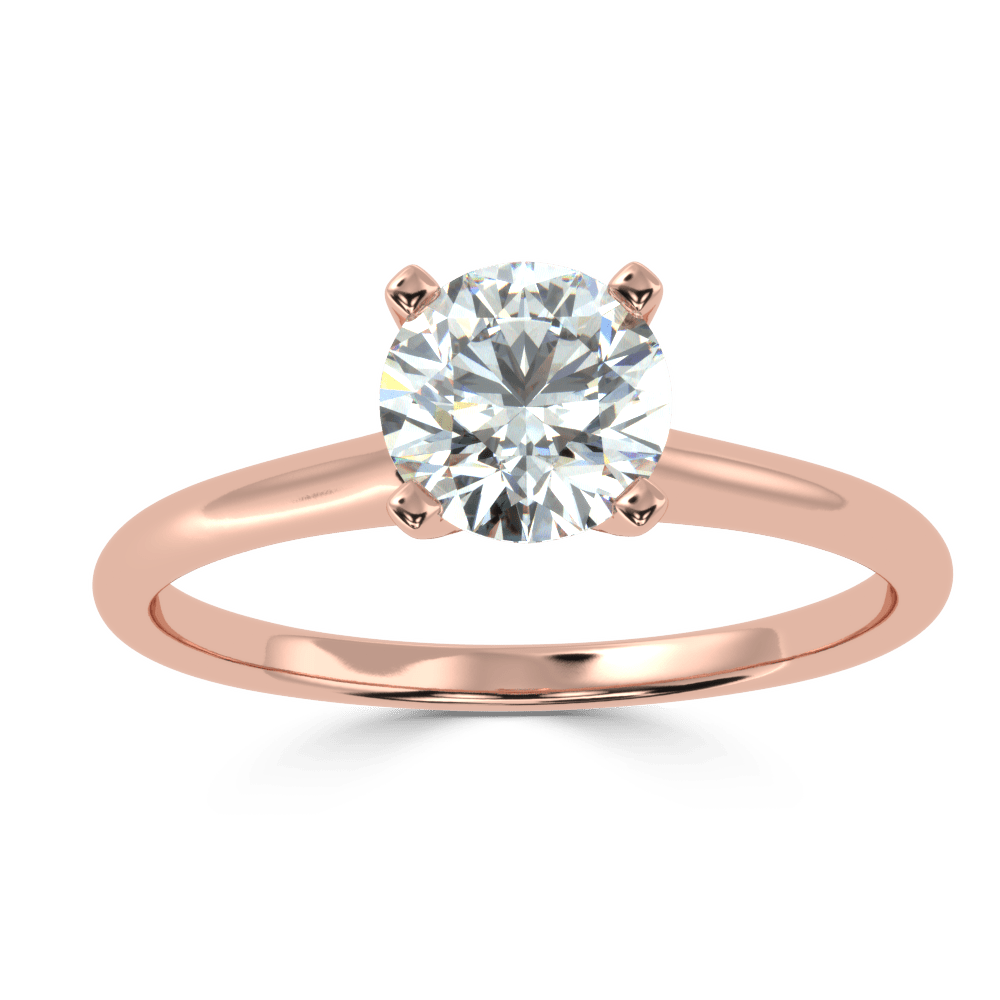 Eternal Sparkle: The Round Solitaire - Ayanika