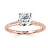 Eternal Sparkle: The Round Solitaire - Ayanika