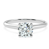 Eternal Sparkle: The Round Solitaire - Ayanika