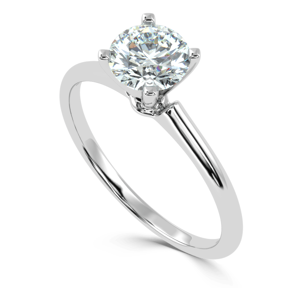 Eternal Sparkle: The Round Solitaire - Ayanika