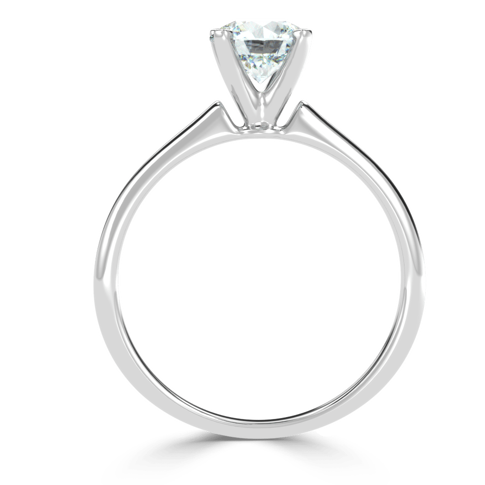 Eternal Sparkle: The Round Solitaire - Ayanika