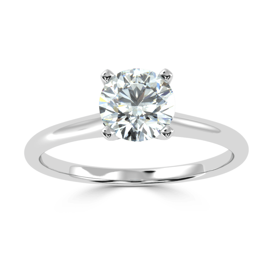 Eternal Sparkle: The Round Solitaire - Ayanika