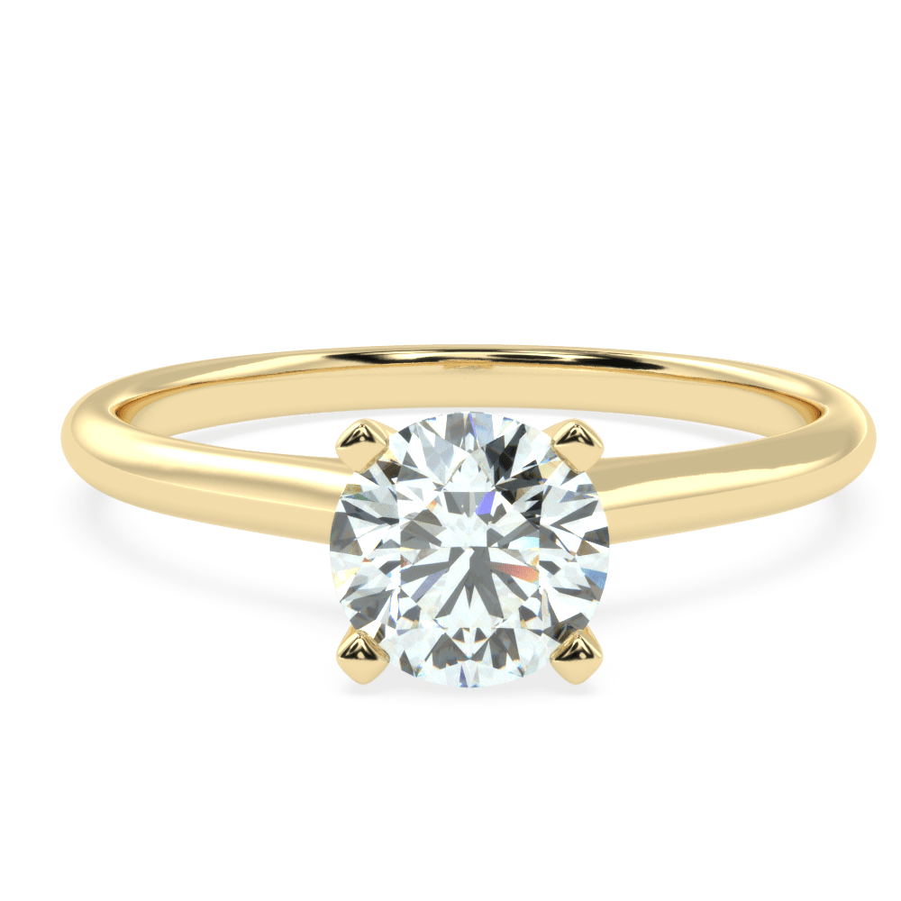 Eternal Sparkle: The Round Solitaire - Ayanika