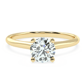 Eternal Sparkle: The Round Solitaire - Ayanika