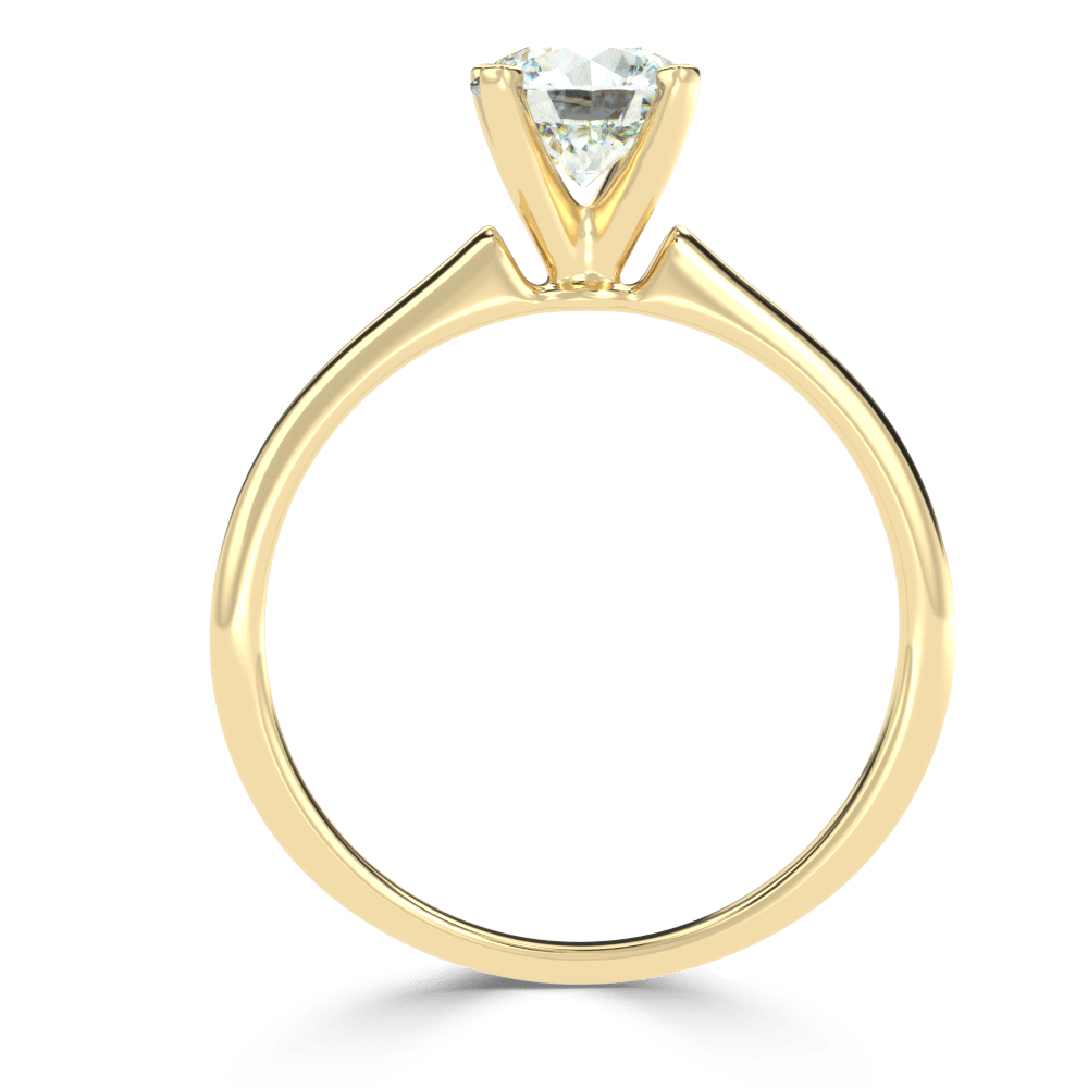 Eternal Sparkle: The Round Solitaire - Ayanika
