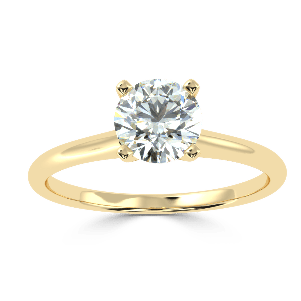 Eternal Sparkle: The Round Solitaire - Ayanika