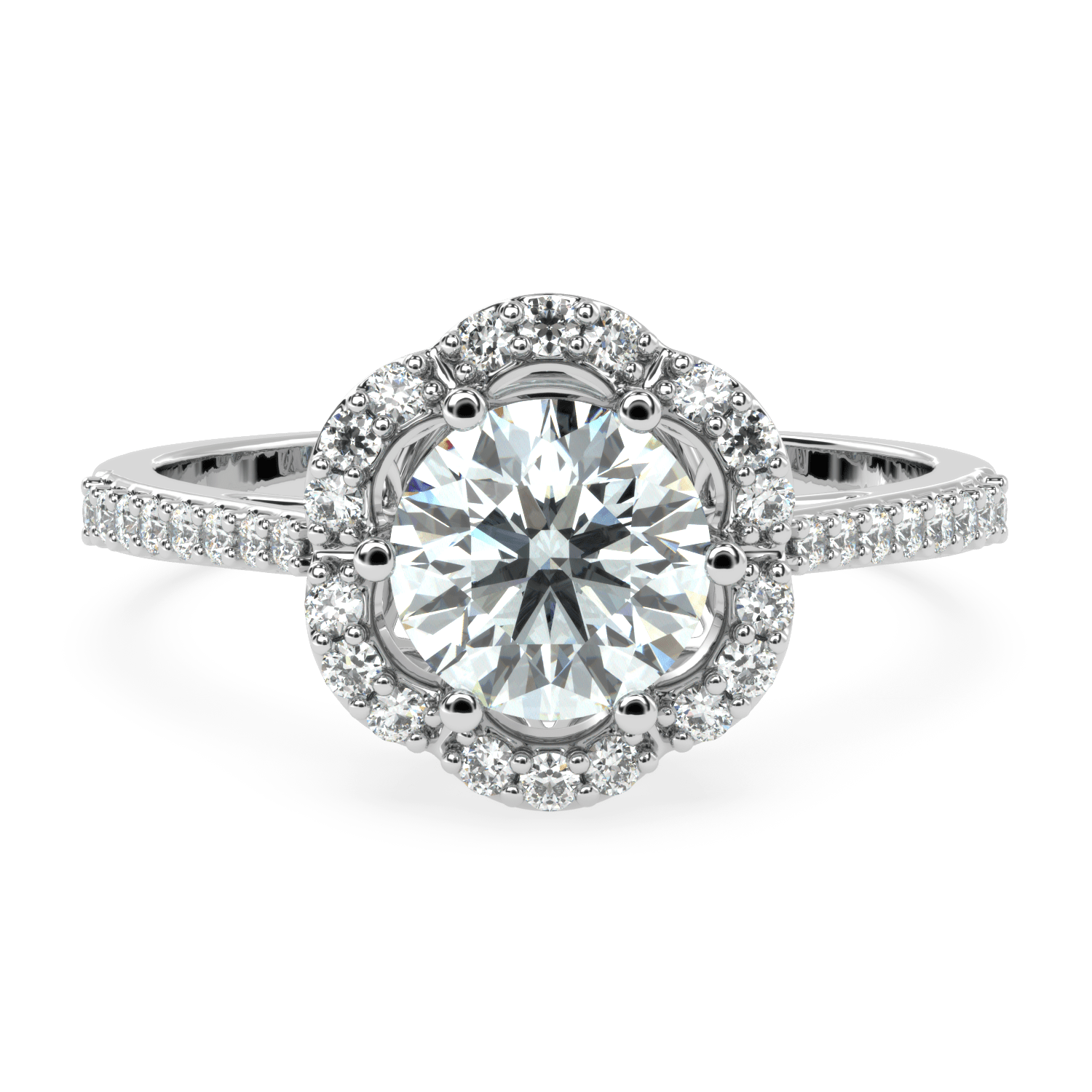 Modern Elegance  Solitaire Diamond Ring - Ayanika