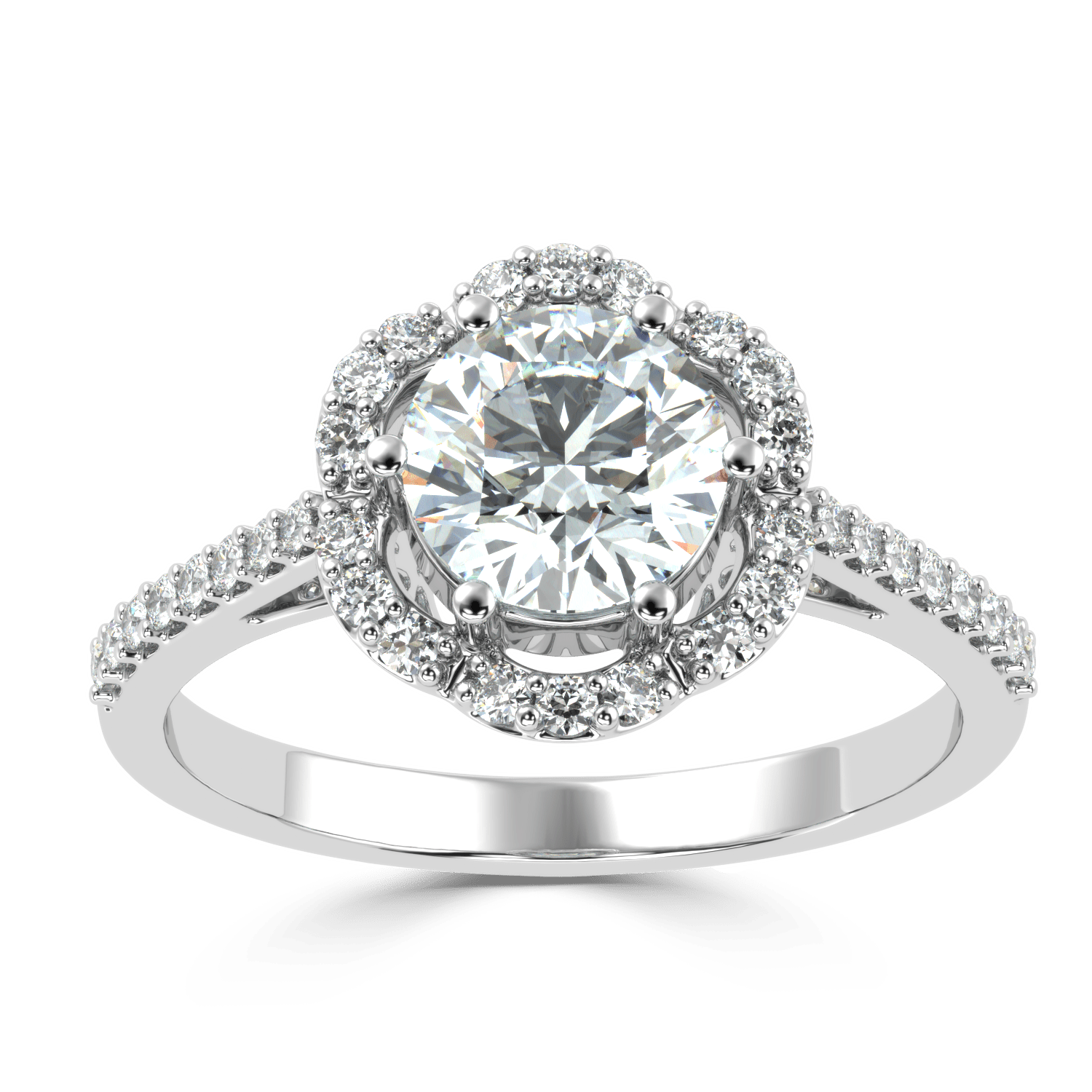Modern Elegance  Solitaire Diamond Ring - Ayanika