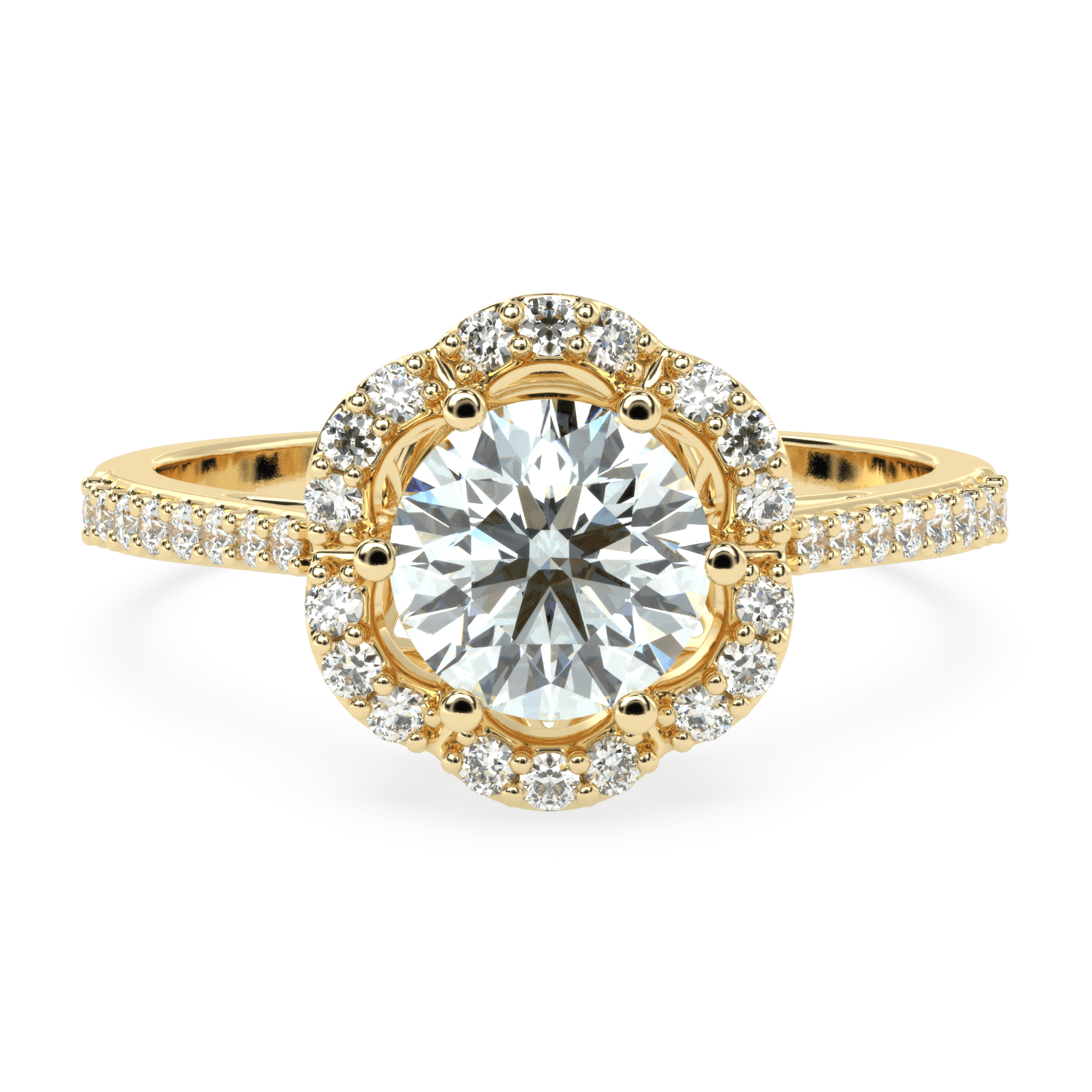 Modern Elegance  Solitaire Diamond Ring - Ayanika