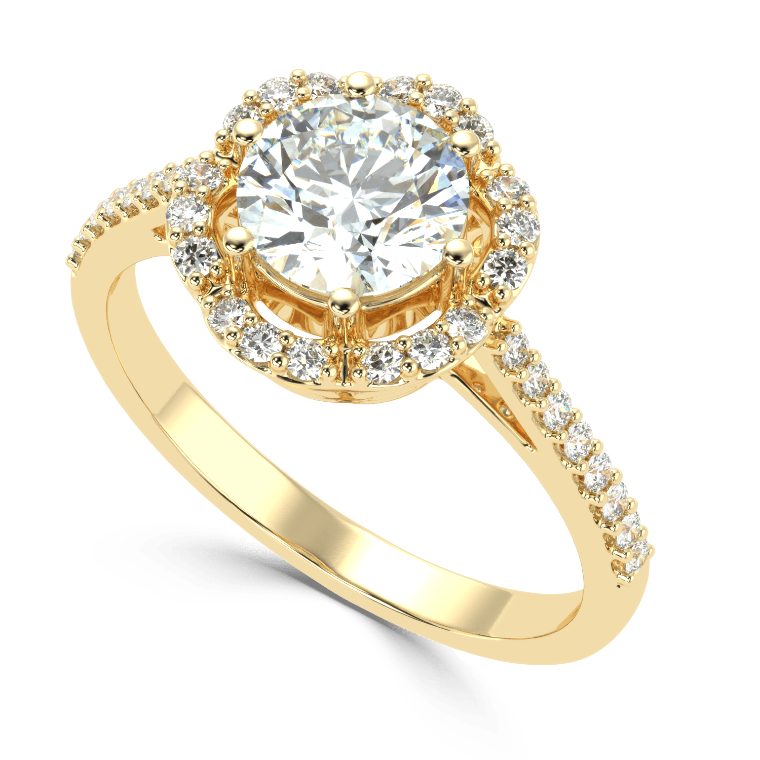 Modern Elegance  Solitaire Diamond Ring - Ayanika