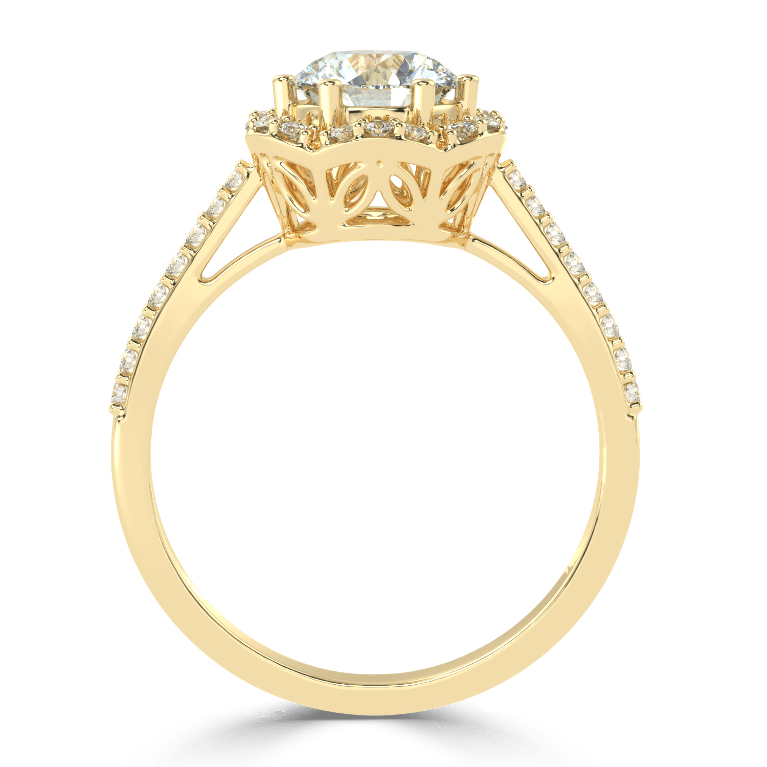 Modern Elegance  Solitaire Diamond Ring - Ayanika