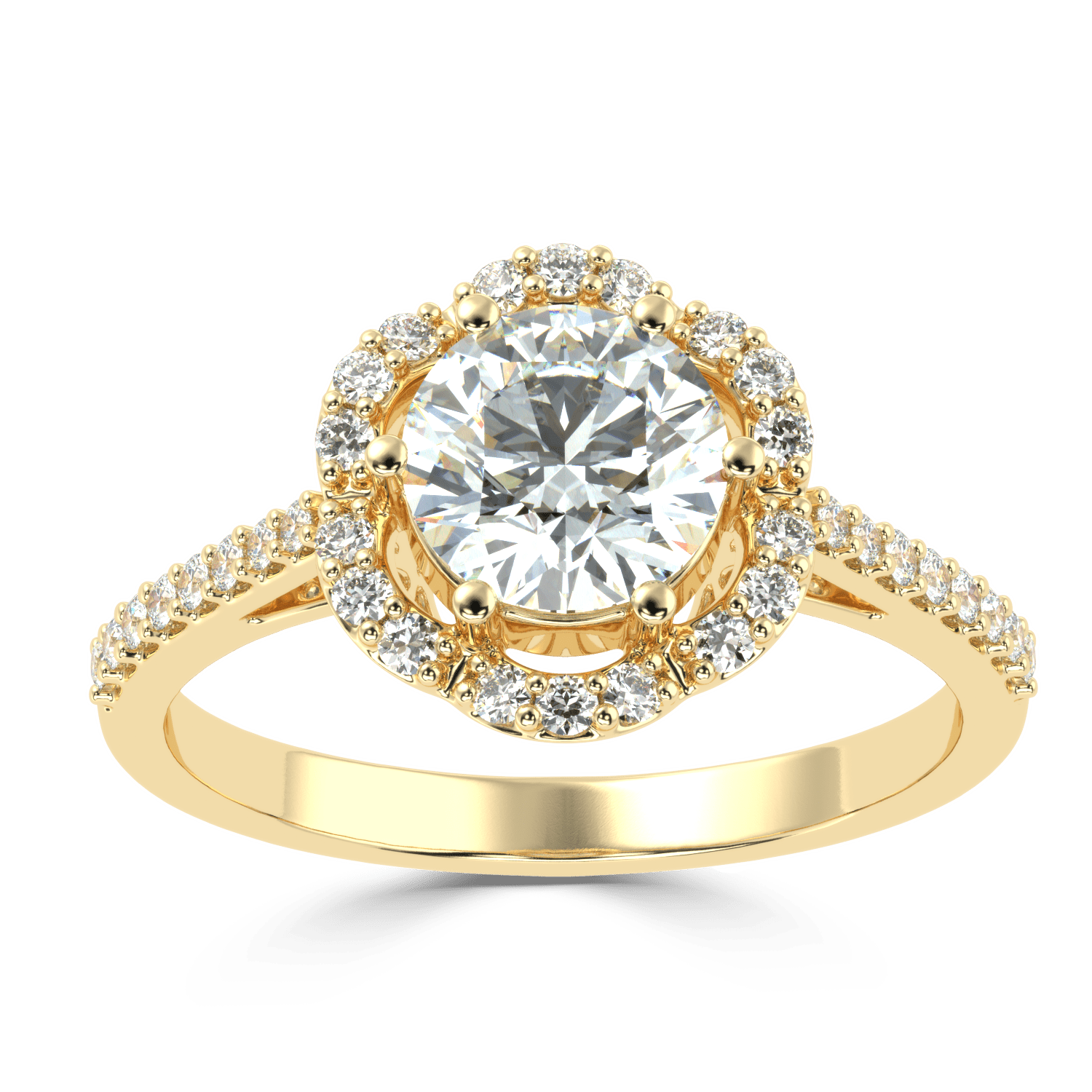 Modern Elegance  Solitaire Diamond Ring - Ayanika