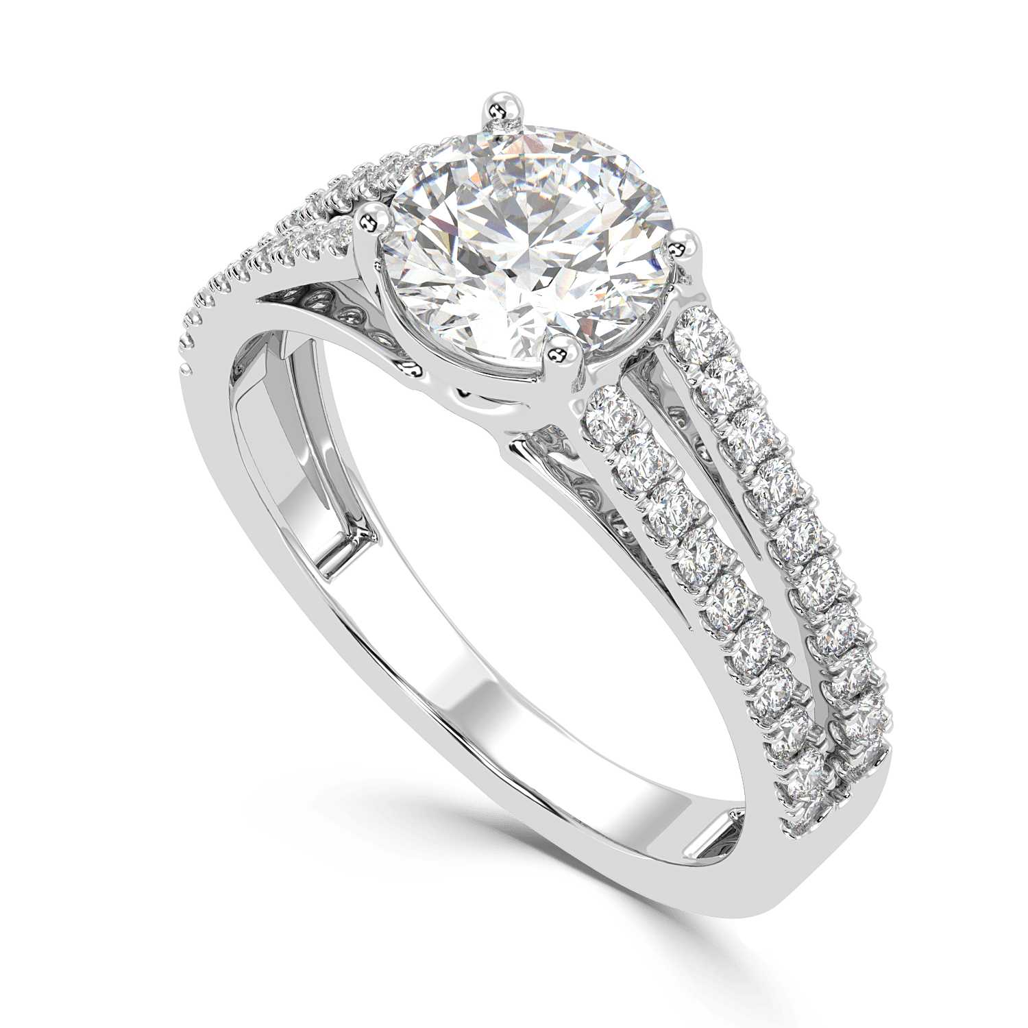 Sparkling Elegance  Solitaire Diamond Ring - Ayanika