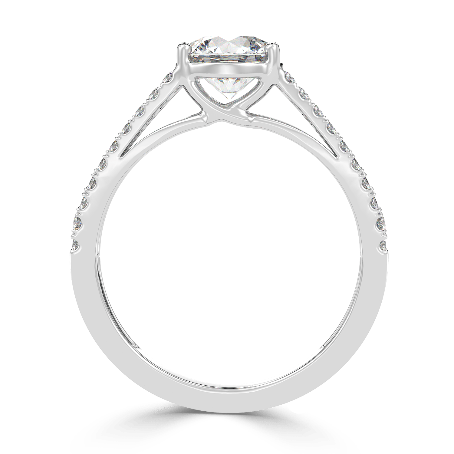 Sparkling Elegance  Solitaire Diamond Ring - Ayanika
