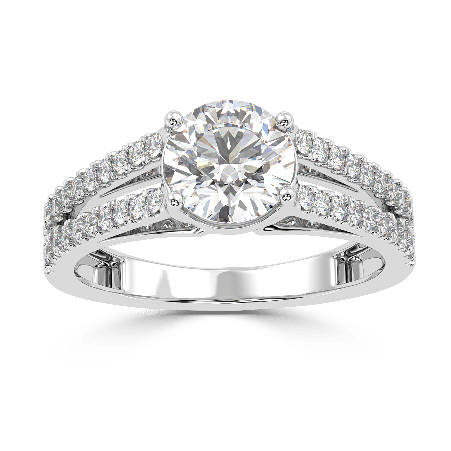 Sparkling Elegance  Solitaire Diamond Ring - Ayanika