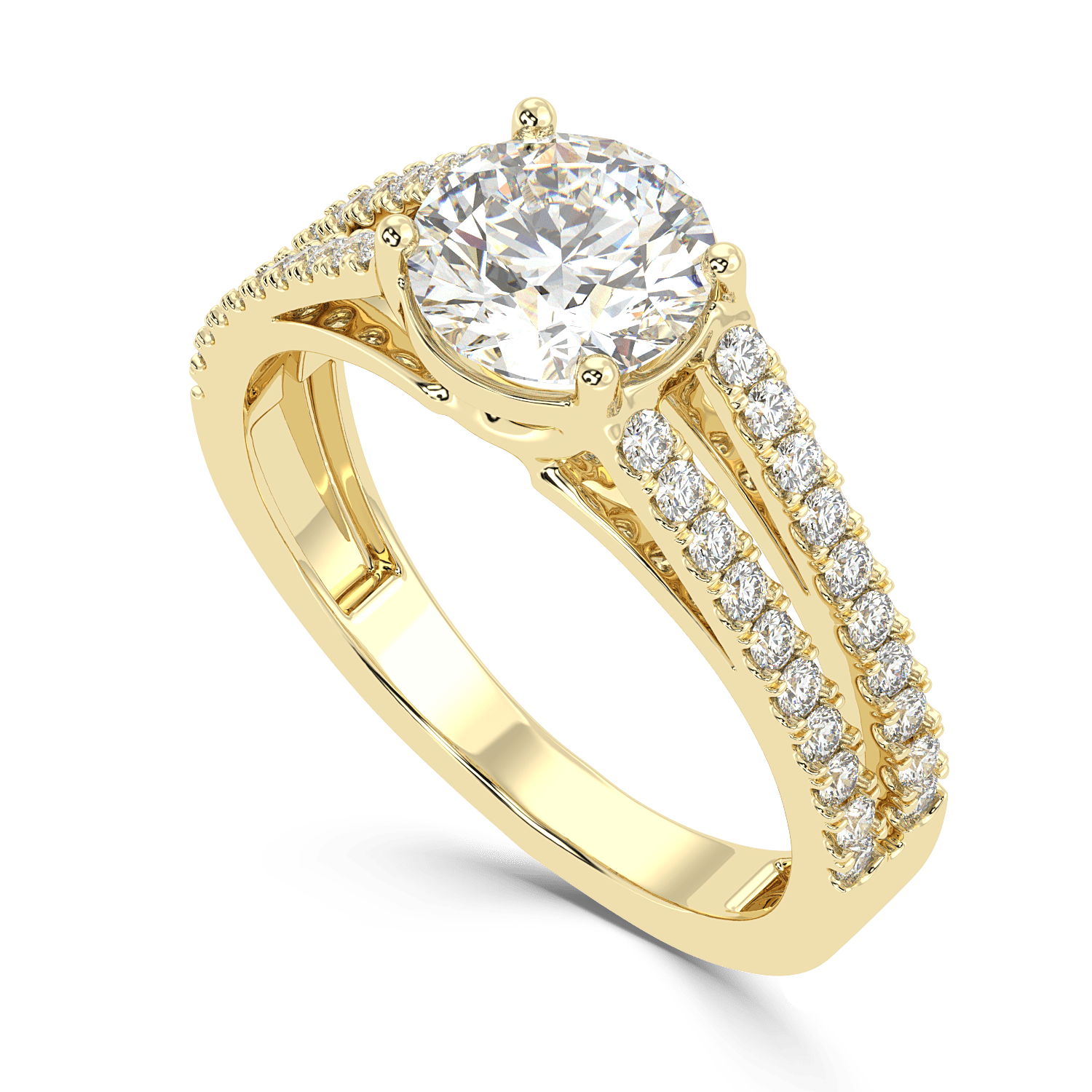 Sparkling Elegance  Solitaire Diamond Ring - Ayanika