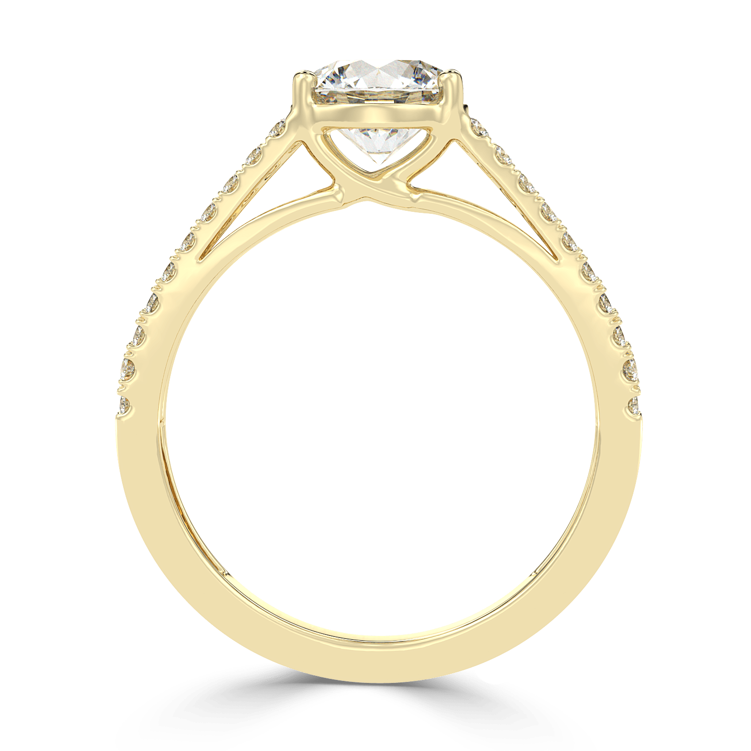 Sparkling Elegance  Solitaire Diamond Ring - Ayanika