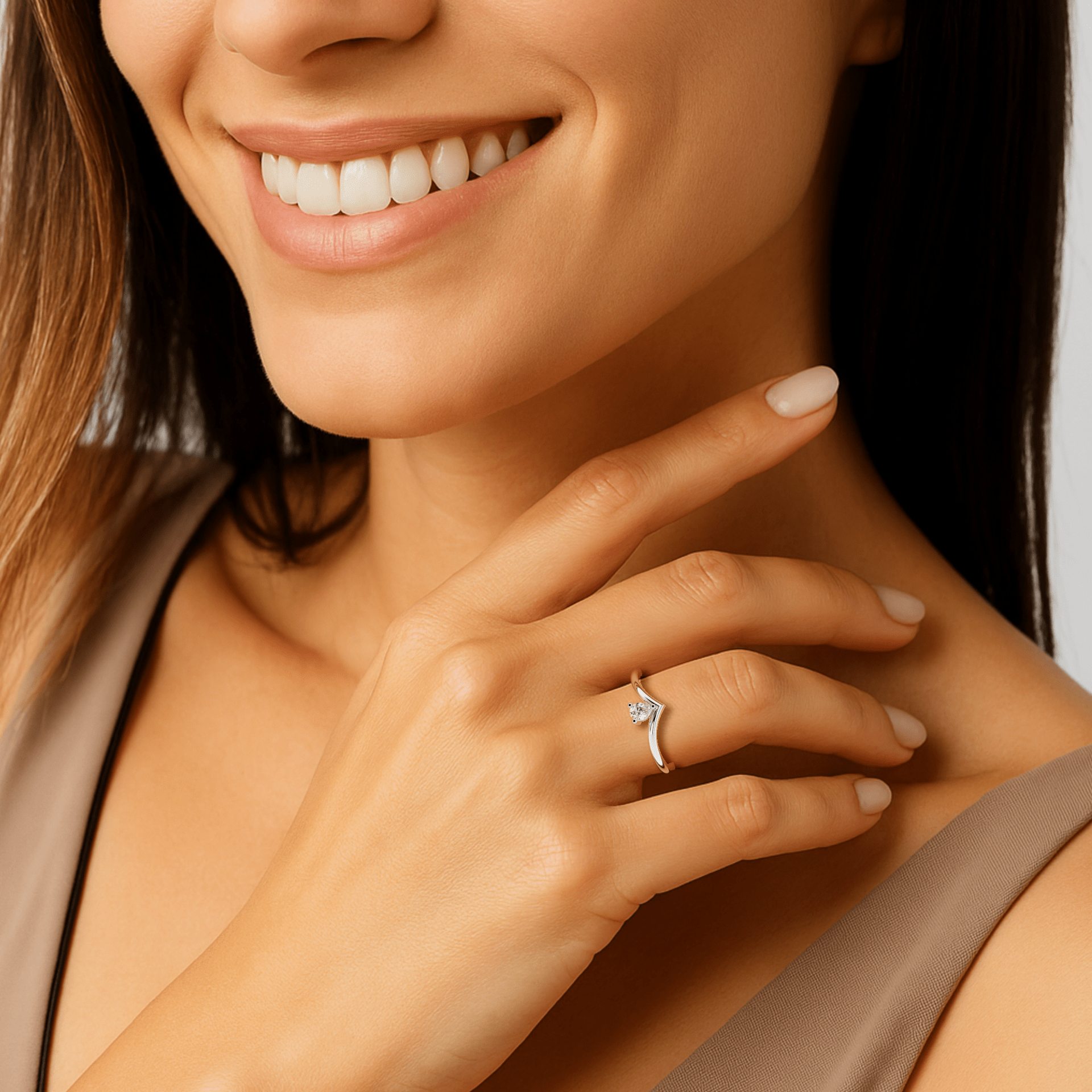 Dazzling Pledge Solitaire Diamond Ring