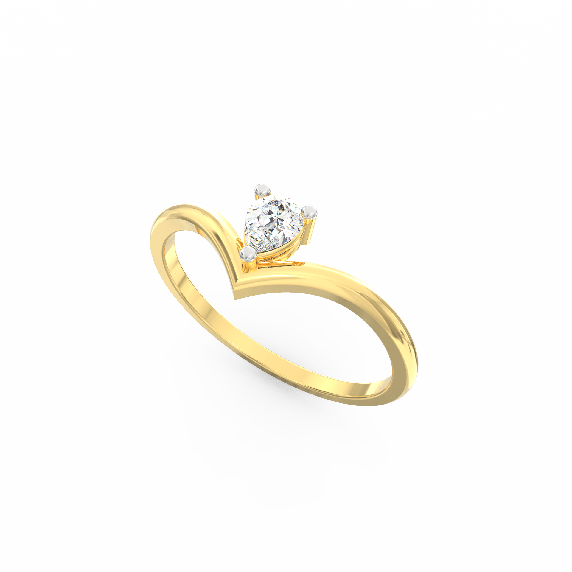 Dazzling Pledge Solitaire Diamond Ring