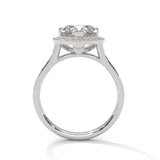 Amara 2.00 Ct Heart Halo Solitaire Ring